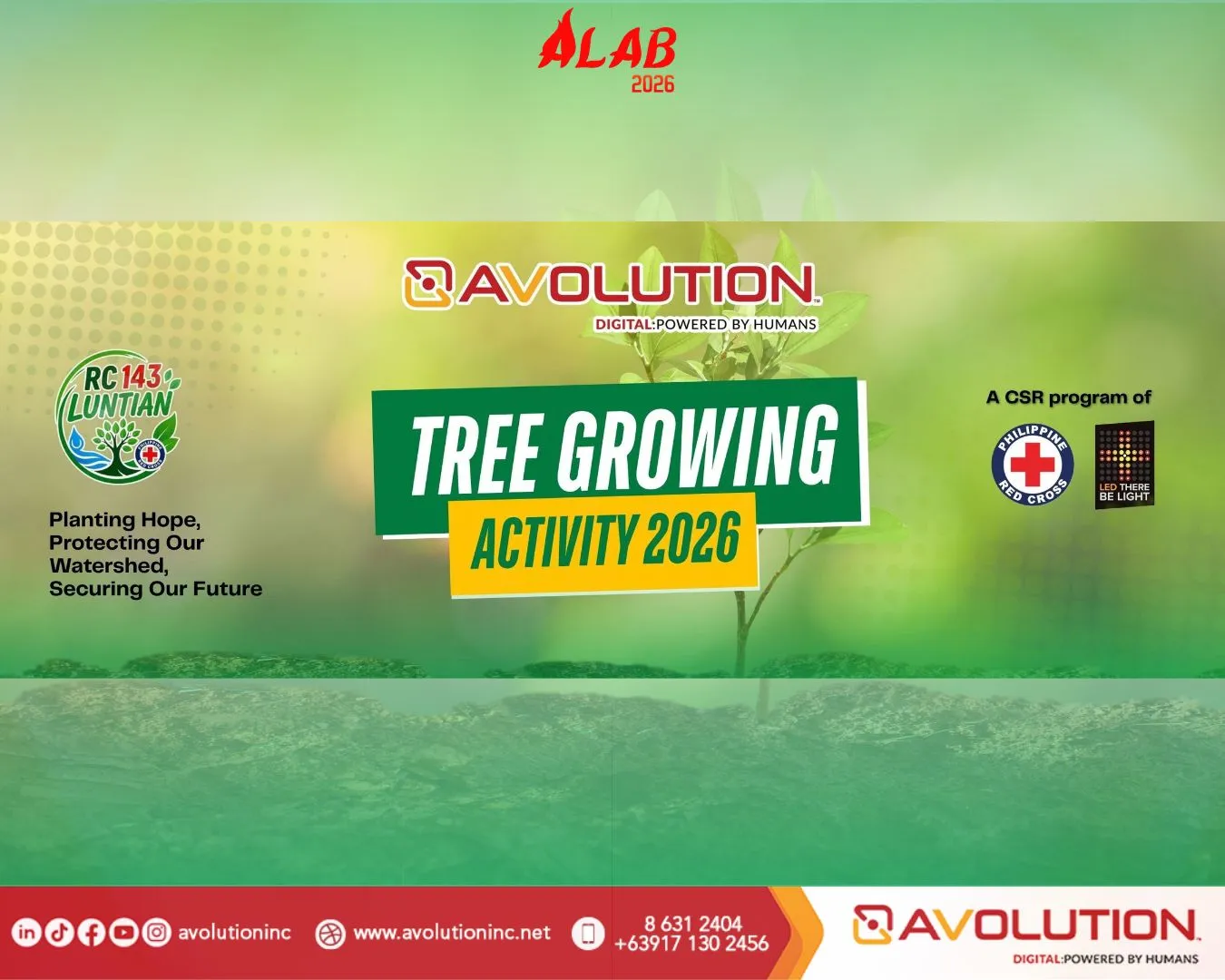 Growing a Greener Future: Avolution Joins Philippine Red Cross QC Chapter Tree-Planting Activity